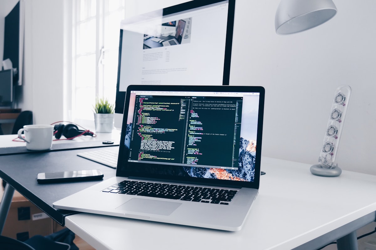 Frontend developer workspace