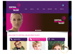 central melbourne talent website development