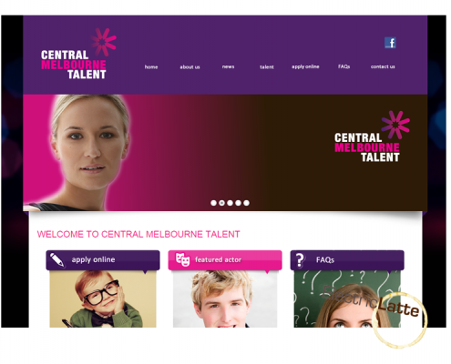 central melbourne talent website development