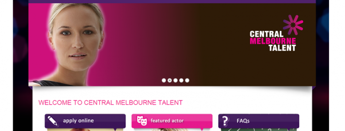 central melbourne talent website development